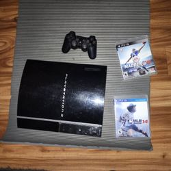 Repairable Ps3 W/ 1 Control And  2 Games