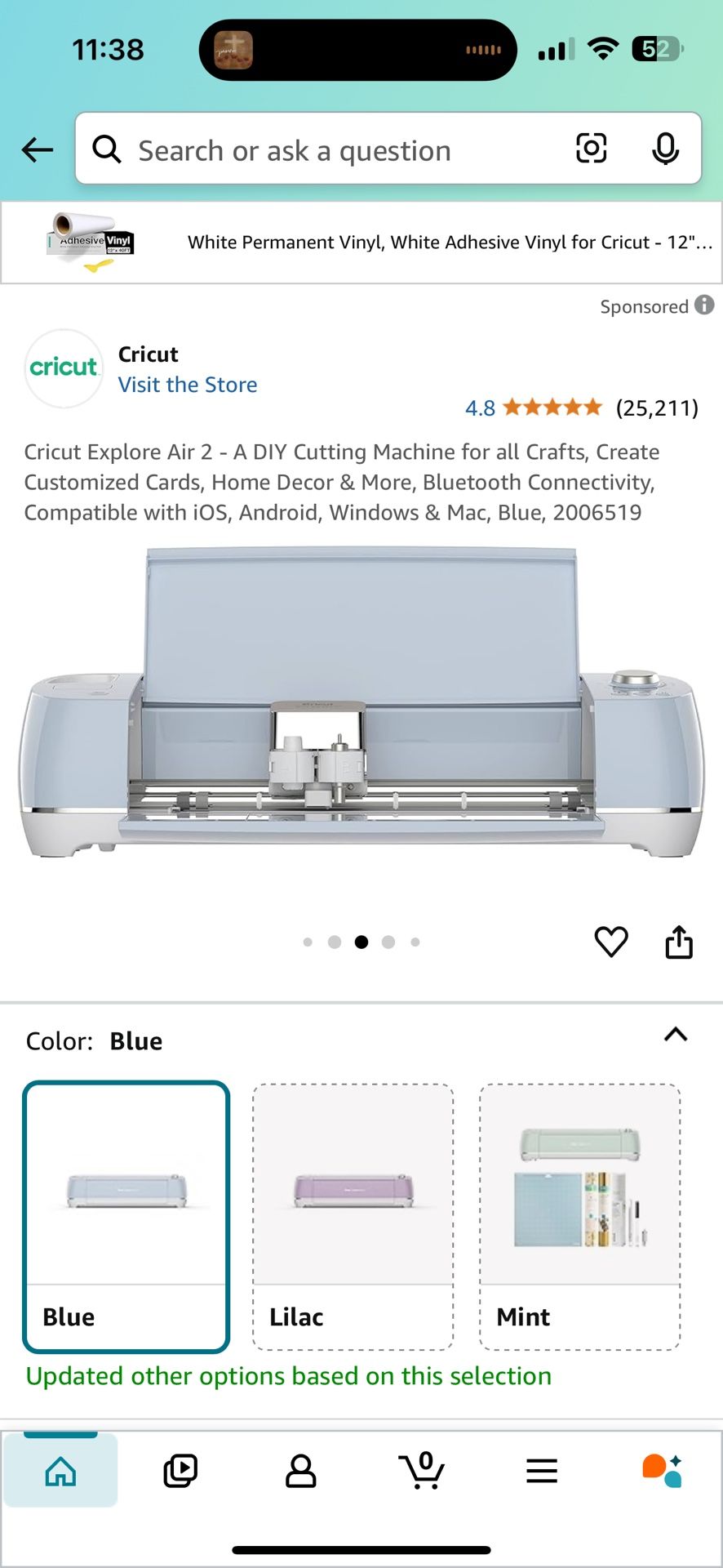 Cricut Exlpore Air 2