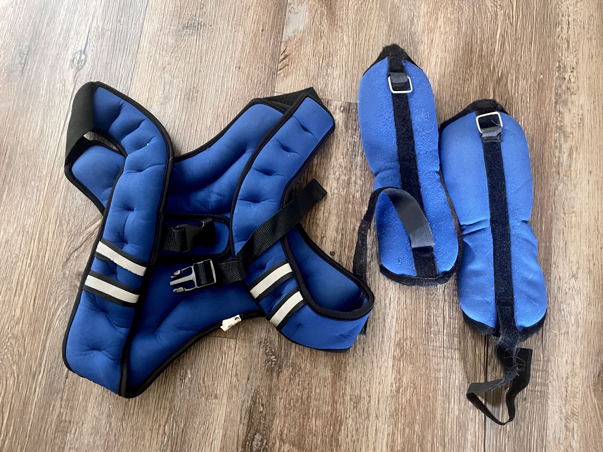Weighted Vest (12lb) and Ankle Weights (2lbs)