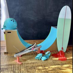 American Girl Surf And Skate Park Set 