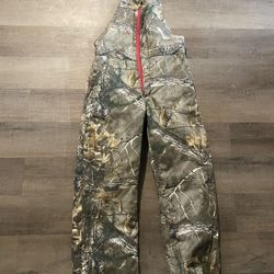 Walls Realtree Insulated Camo Bibs – Size Small – Excellent Condition