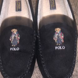 Polo Ralph Lauren Polo Bear Moccasin Slippers/Loafers 