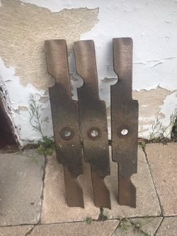 Set Of Blades For 48” Mower