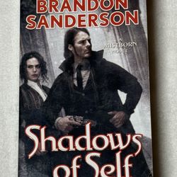 Shadows of Self – Brandon Sanderson | Mistborn Novel Paperback | Tor Fantasy