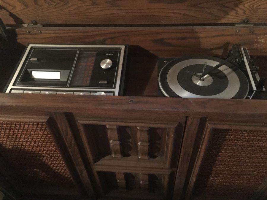 Vintage Admiral Record, Player Stereo, 8 Track Combo Console