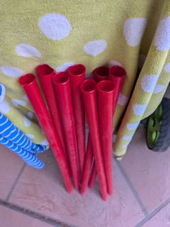 Plastic Golf Club Tubes( 8)