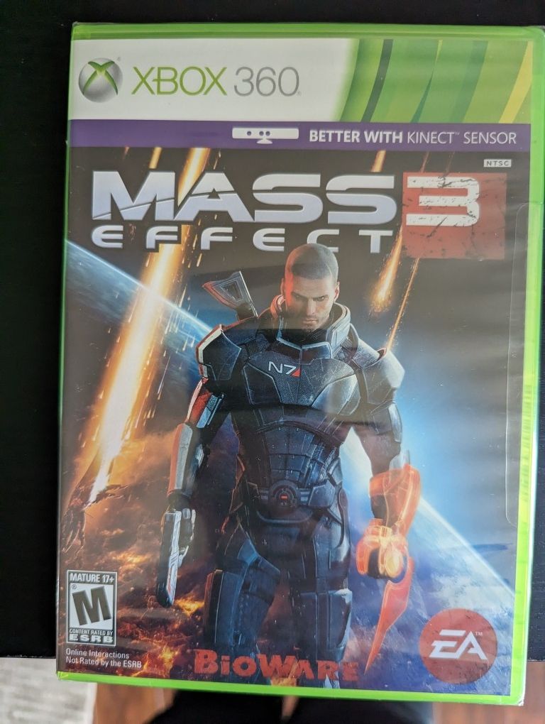 Mass Effect 3 Xbox 360 Game - Unopened