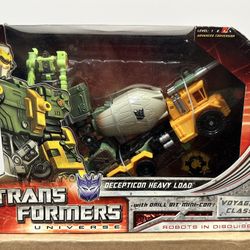 TRANSFORMERS UNIVERSE ROBOTS IN DISGUISE DECEPTICON HEAVY LOAD
