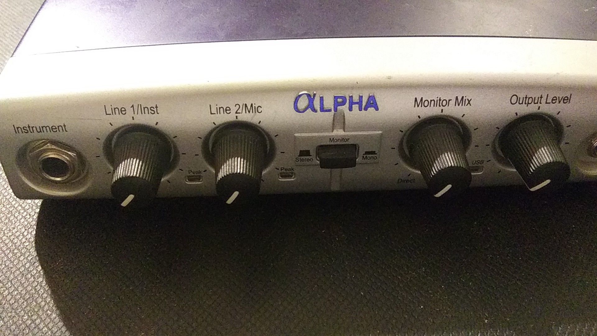 Lexicon alpha USB interface.