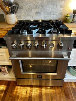 FORNO brand Giovanni 30-inch Gas Range Stainless Steel, 5 Burners