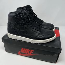 Air Jordan 1 Retro OG High Cyber Monday Mens Size 8 Black With White Soles