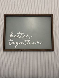 Wood sign