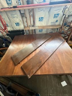 Grandma’s dinning room table and leaves