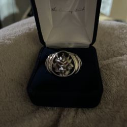 Men's Chrome Ring Size 13 Very Unique