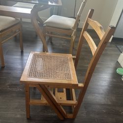 Antique Metamorphic Ladder Chair