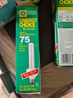 Energy choice biax electric fluorescent light