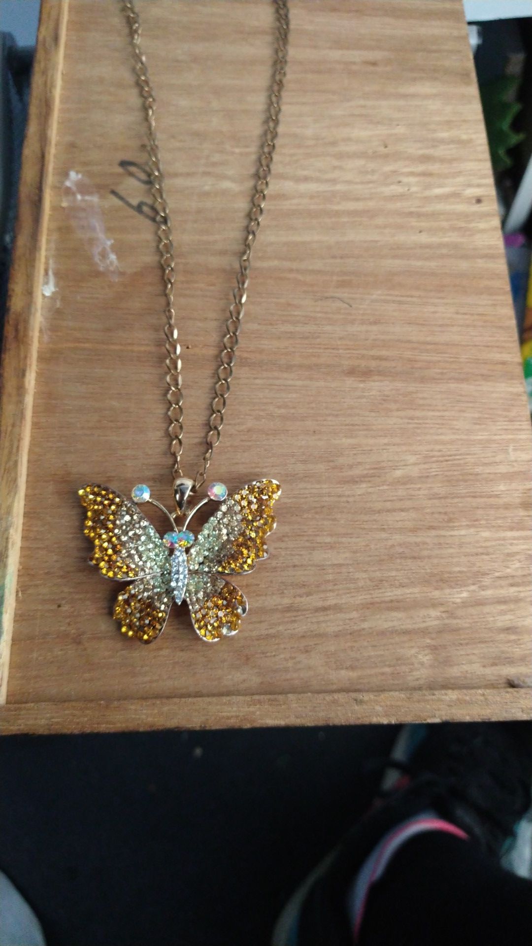 Beautiful butterfly necklace