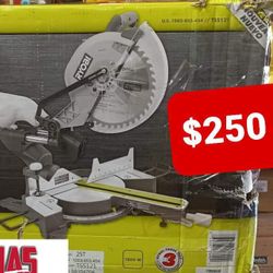 RYOBI CORDED 12IN .SLIDNING MITER SAW 