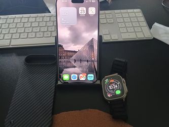 iPhone 17 air white Att/cricket w Apple Watch Ultra 1 asking 700 obo