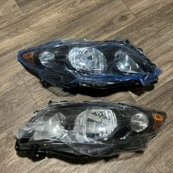 2009-2010 Toyota Corolla headlights 