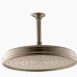 KOHLER 8" 2.0 gpm rainhead with Katalyst® air-induction technology K-45202-BV