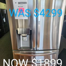 30 cu. Ft. 4-Door French Door Refrigerator, With Full Convert Drawer, Craft Ice In Print Proof  