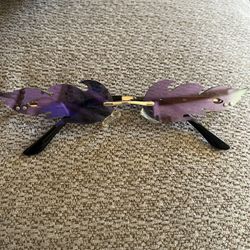 Purple Flame Sunglasses 