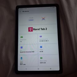 T-Mobile Revvl Tab 2 Android Tablet 64GB