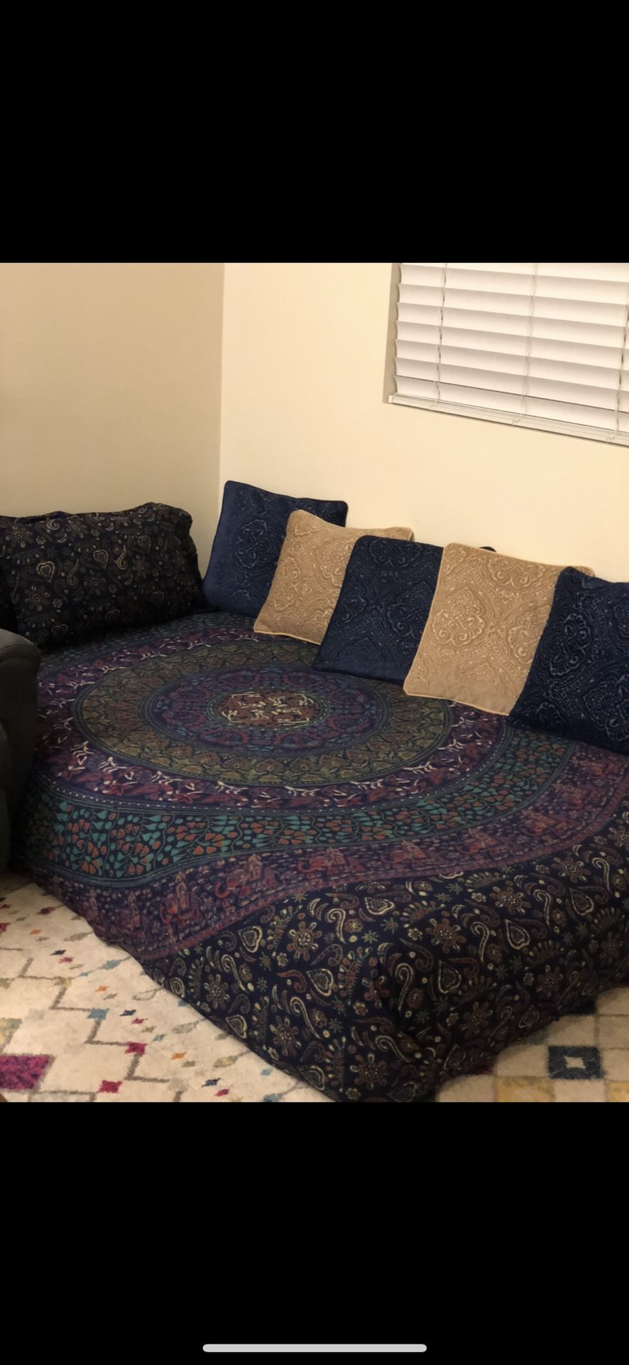 Day Bed Mattress Diwan - 100% Cotton