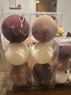 Christmas Shoppe Ball Ornament Sets
