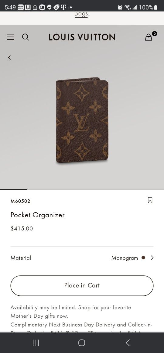 LV wallet organizer – Marken Outlet