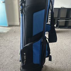 For Sale: Brand New Top Flite XL Golf Bag – Black & Blue