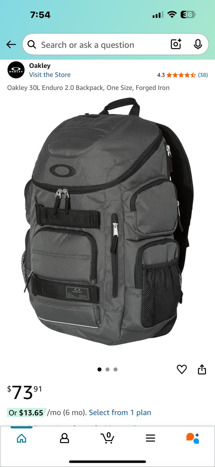 Oakley 30L 2.0 Enduro Backpack