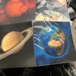 3-D space cards