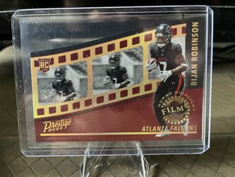 🔥Human highlight film Bijan Robinson rookie card prestige 2023🔥