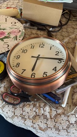 Copper Antique Wall Clock 