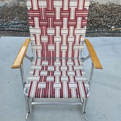 Vintage beach rocking chair