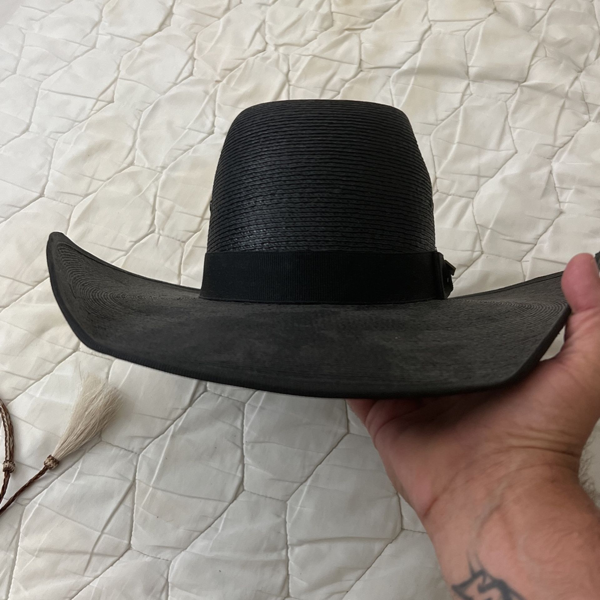 Black Straw Cowboy Hat for Sale in Ramona, CA OfferUp