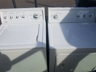 Washer and dryer