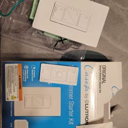 Lutron Caseta Wireless Smart Dimmer Starter Kit P-BDG-PKG1W