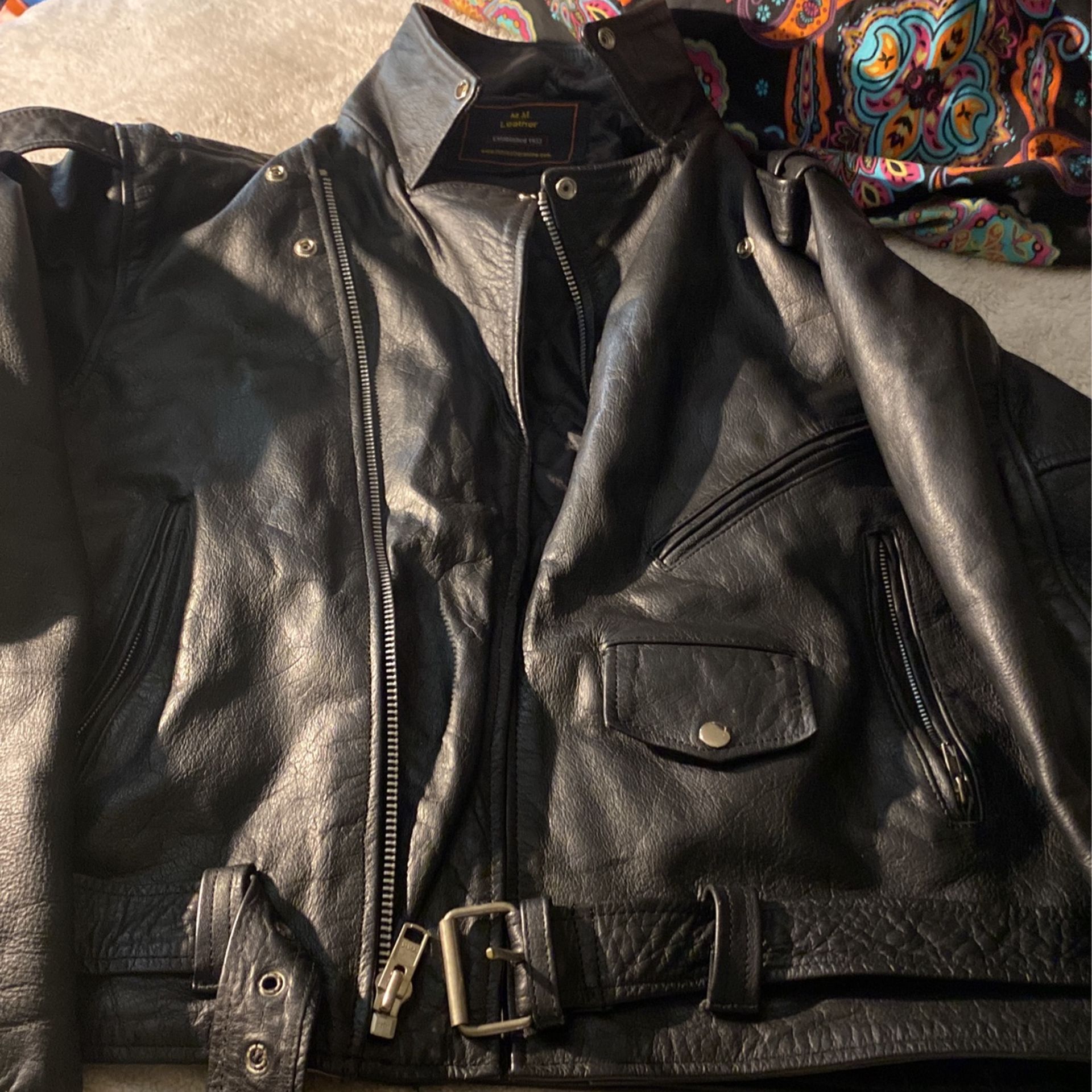 Large Leather Men’s Jacket 