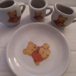 Mini Teddy Bear Tea Set