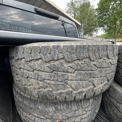 four Matching Tires,  31 x 10.50 R 15 LT - as 275 75 15