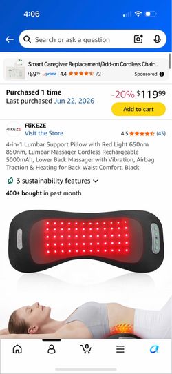 FliKeze Lumbar massage