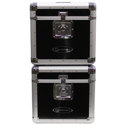 Odyssey KLP2BLK, KROM Series Black Stackable Record / Utility Case for 70 12″ Vinyl Records And LPs