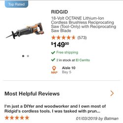 RIDGID Saw Sall