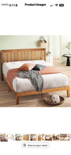 Zinus Queen Bed - (mattress not included)