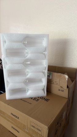 Champagne Wedding Glasses - 48 total