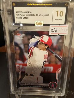 2022 Topps Now Shohei Ohtani #817 GAS Gem Mint 10