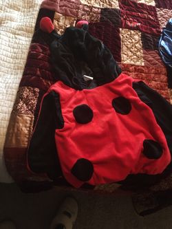Size 3-4t ladybug Halloween costume